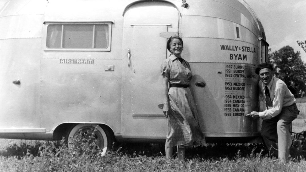 Wally Byam, founder of Airstream, and his wife Stella.