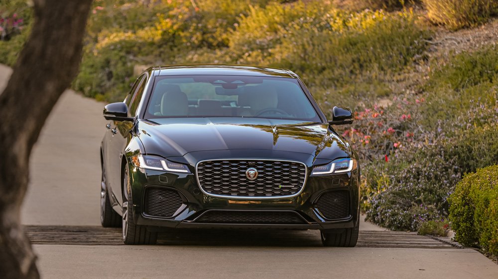The 2021 Jaguar XF sedan.