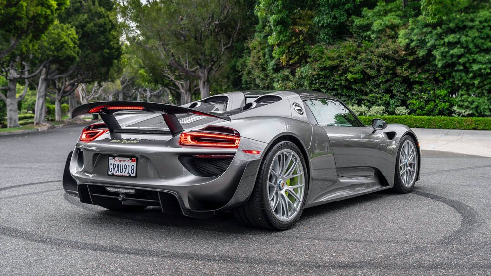 A 2015 Porsche 918 Spyder.