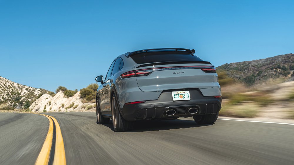 Driving the 2022 Porsche Cayenne Turbo GT.