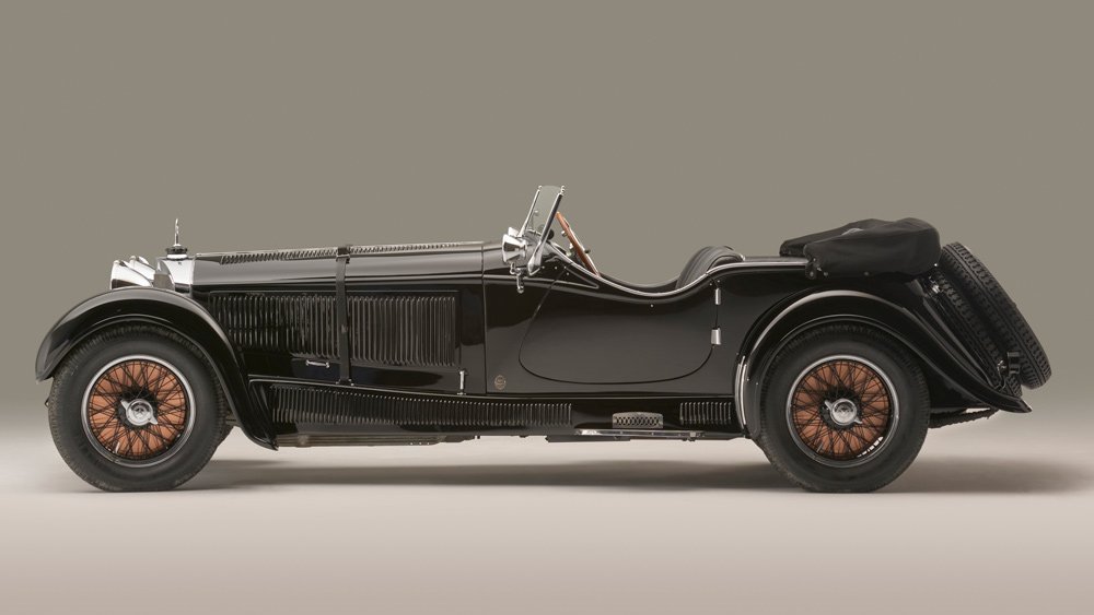 A 1928 Mercedes-Benz 26/120/180 S-Type Supercharged Sports Tourer.