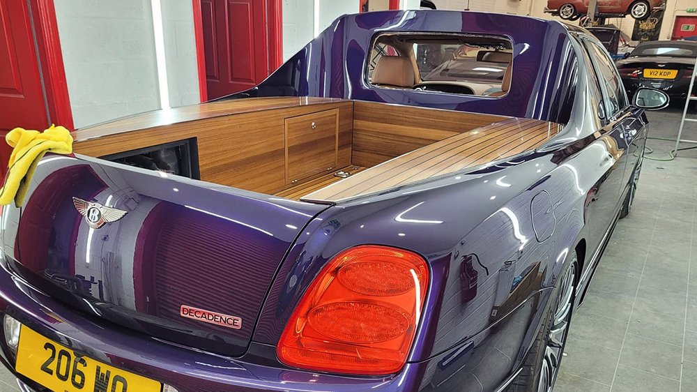 DC Customs's Flying Spur truck conversion