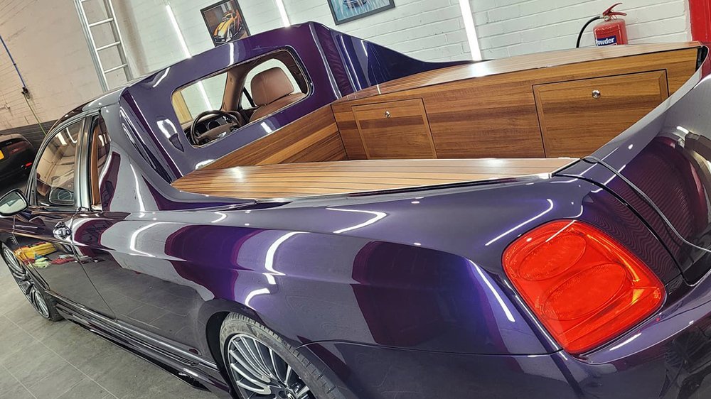 DC Customs's Flying Spur truck conversion