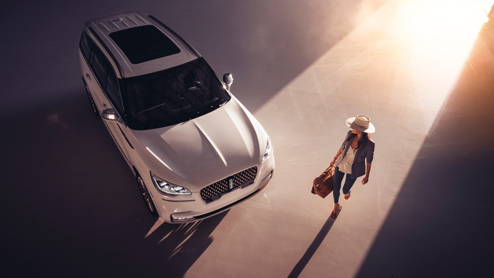 The Aviator concept SUV developed by Lincoln in collaboration with Shinola.