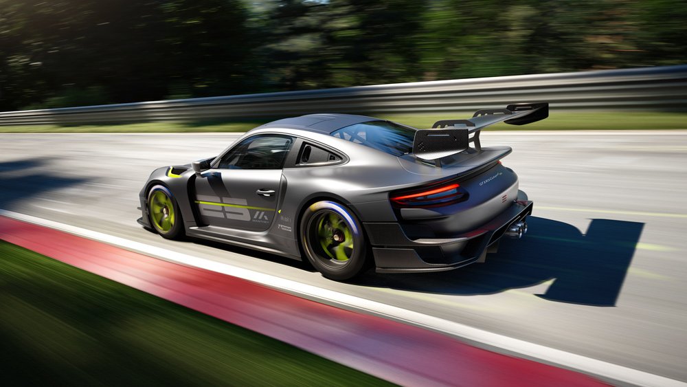 The Porsche 911 GT2 RS Clubsport 25, a track-only race car.