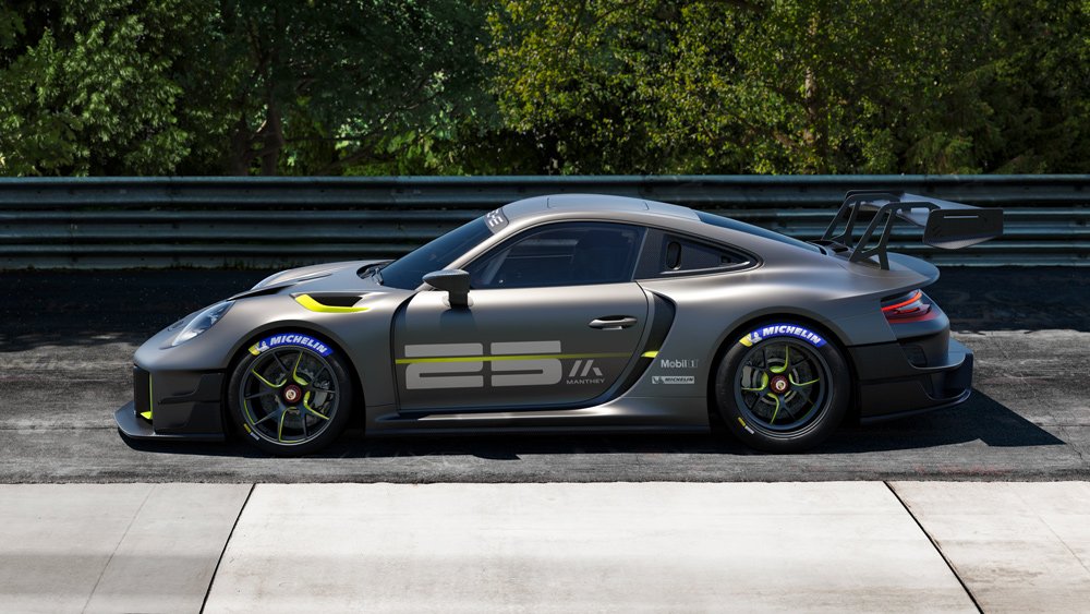 The Porsche 911 GT2 RS Clubsport 25, a track-only race car.