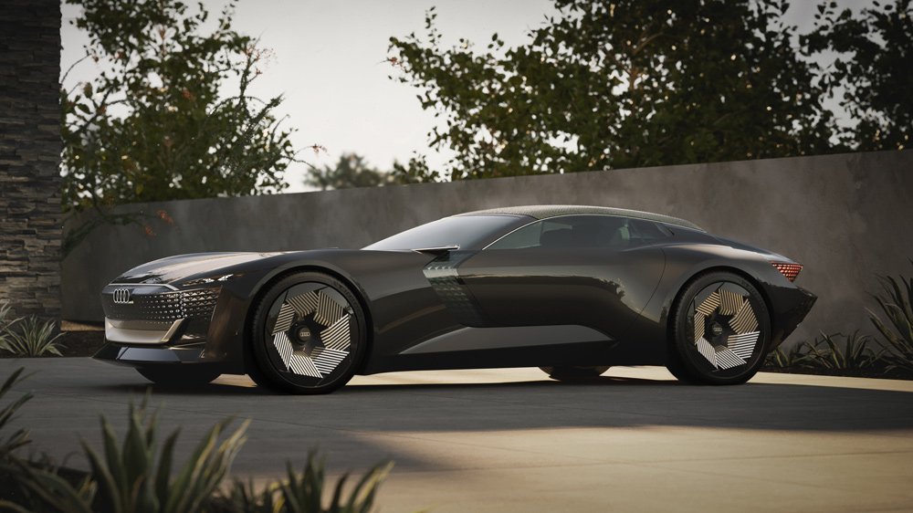 The Audi Skysphere concept car.