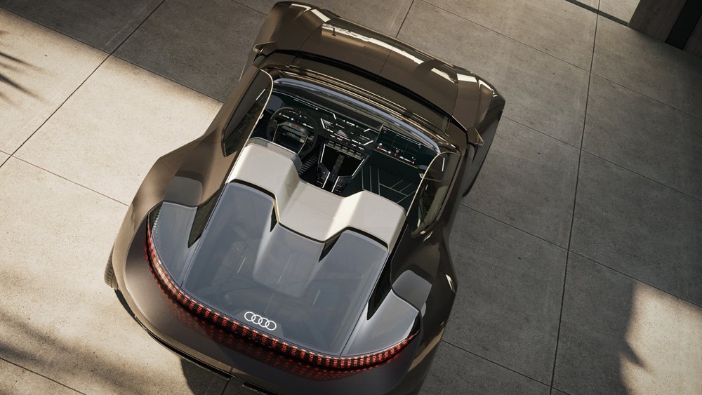 The Audi Skysphere concept car.