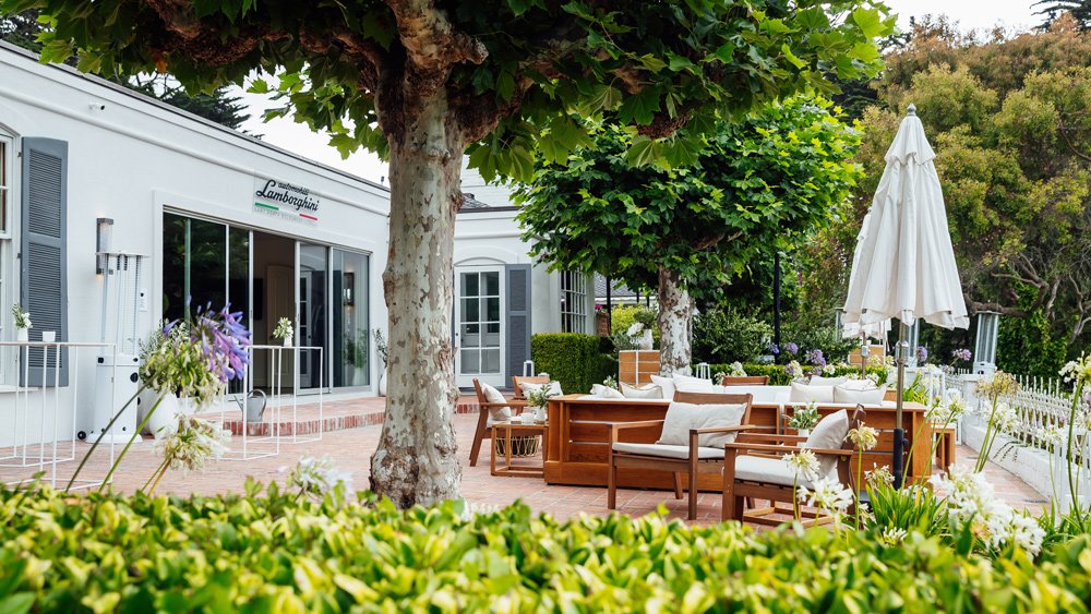 The Lamborghini Lounge at the 70th Pebble Beach Concours d'Elegance.