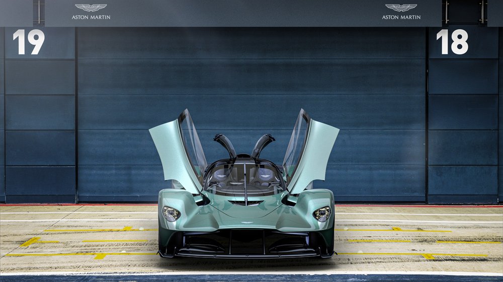 Aston Martin’s Valkyrie Spider hypercar.