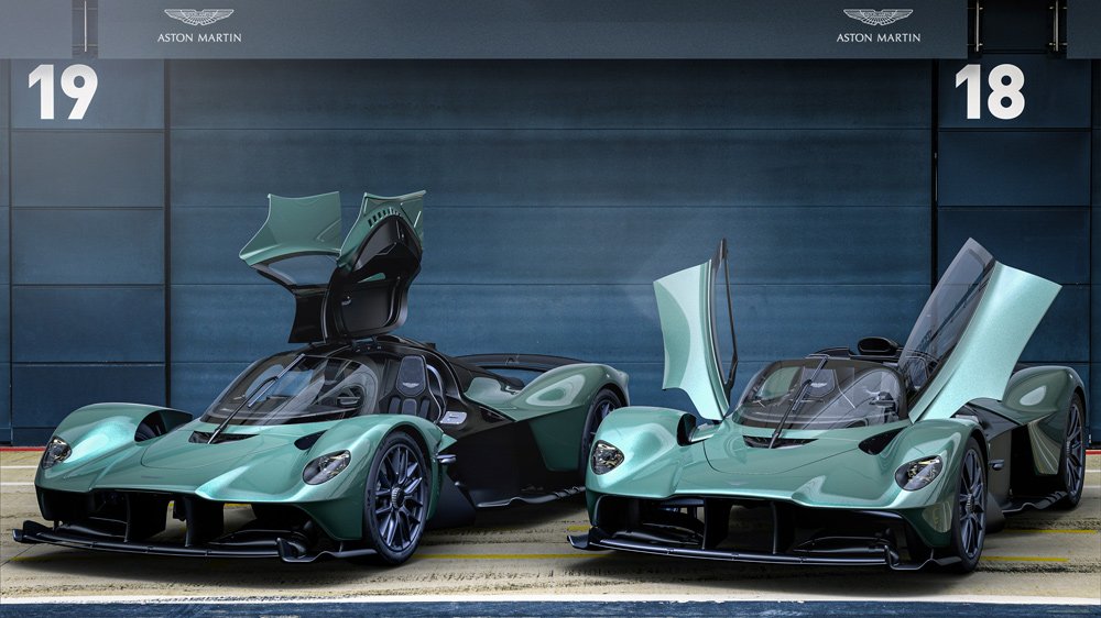 Aston Martin’s Valkyrie Spider hypercar.