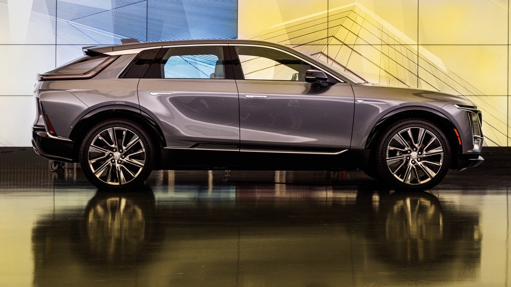 The all-electric 2023 Cadillac Lyriq crossover.