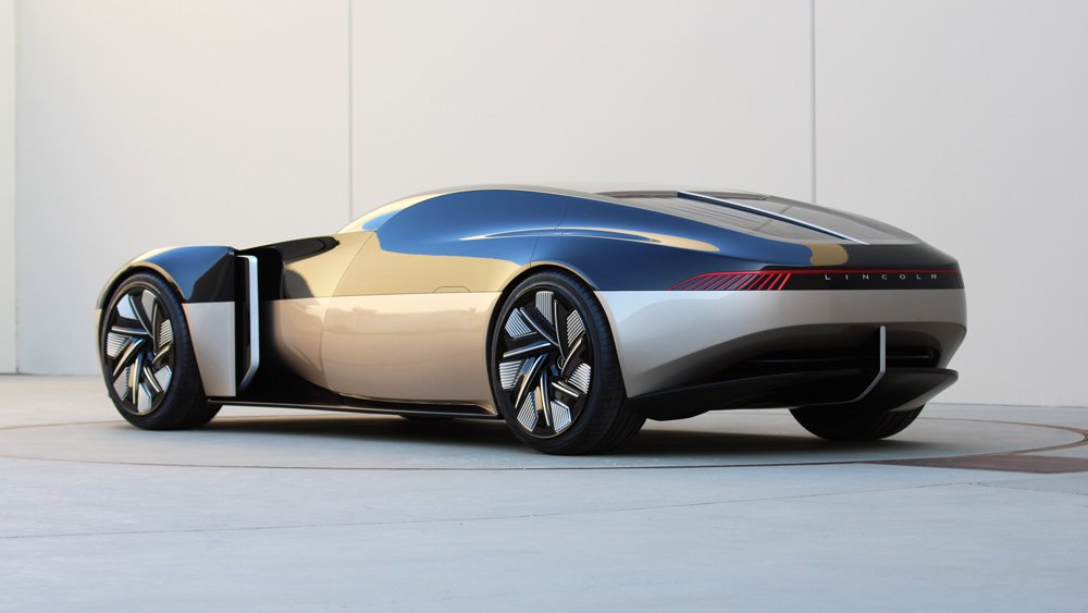 The Lincoln Anniversary concept car.