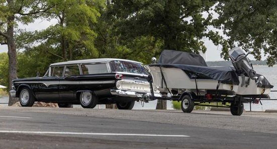 2-for-1 deal includes Edsel wagon, matching 14-foot boat
