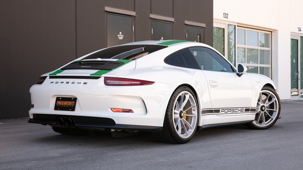 A 2016 Porsche 911 R.