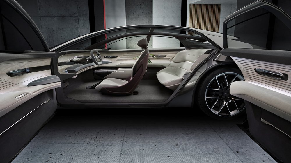 The Audi Grandsphere concept car.