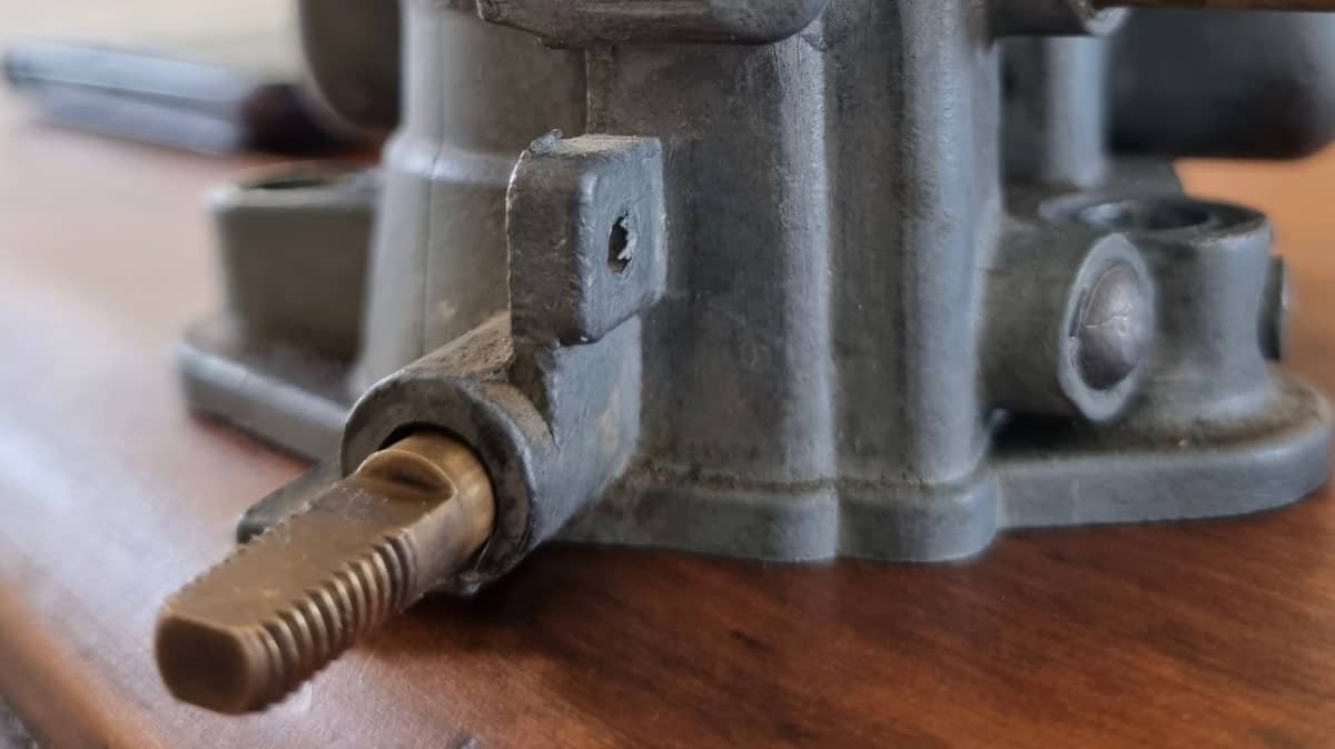 Zenith 36IV carburettor fix: before