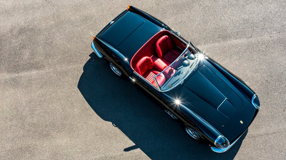 GTO Engineering's replica of the Ferrari 250 GT SWB California Spyder.