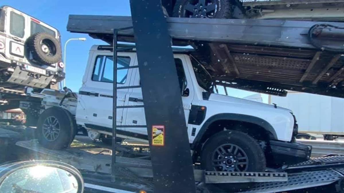 Ineos Grenadier ute spied. Source: Facebook