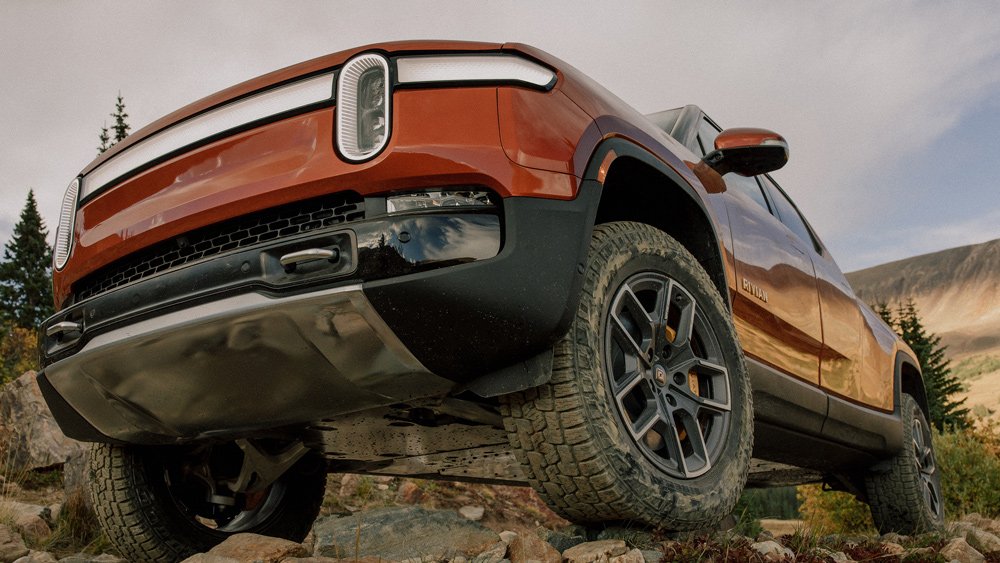 The Rivian R1T electric truck.