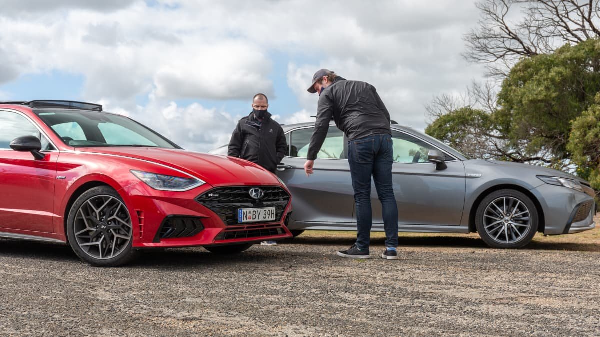 2021 Toyota Camry SL v Hyundai Sonata N Line comparison-0