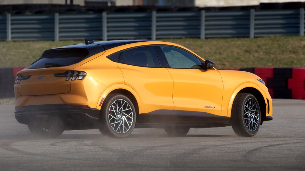 The Ford Mustang Mach-E GT all-electric crossover.