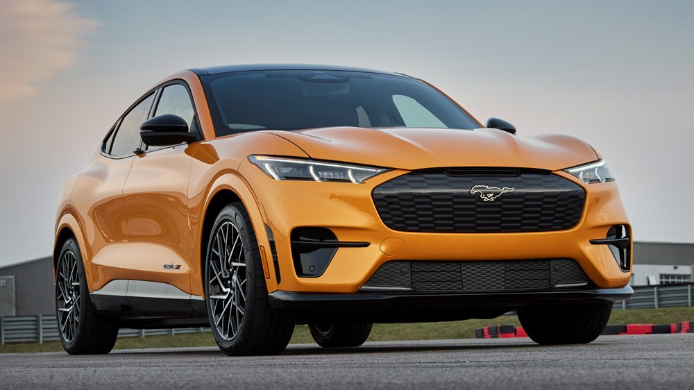 The Ford Mustang Mach-E GT all-electric crossover.