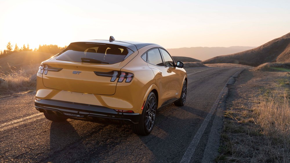 The Ford Mustang Mach-E GT all-electric crossover.