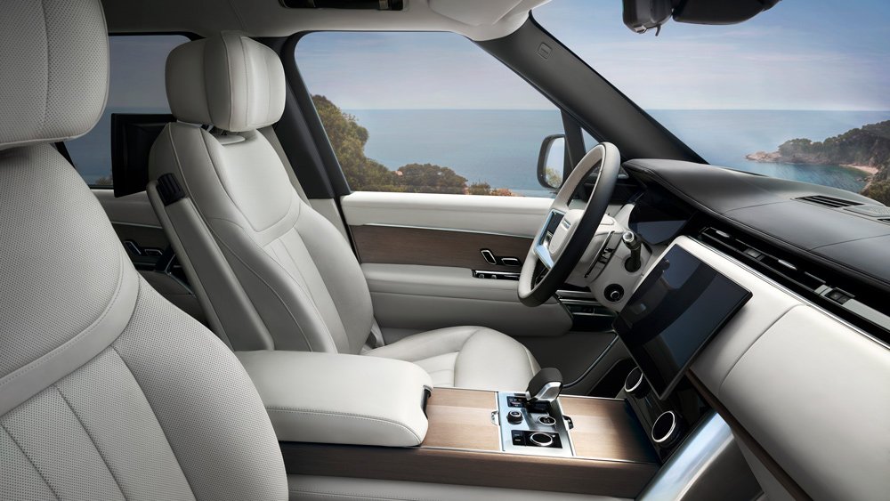 The redesigned Range Rover SUV.