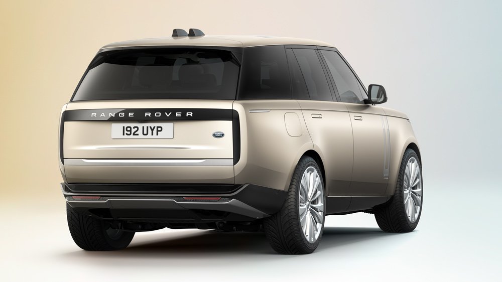 The redesigned Range Rover SUV.