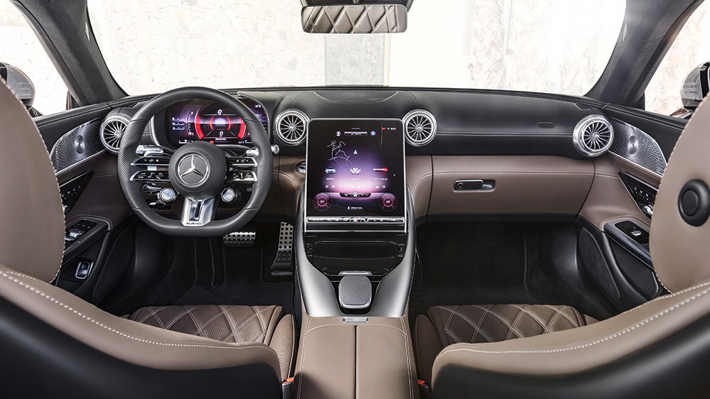 Inside the all-new Mercedes-AMG SL convertible