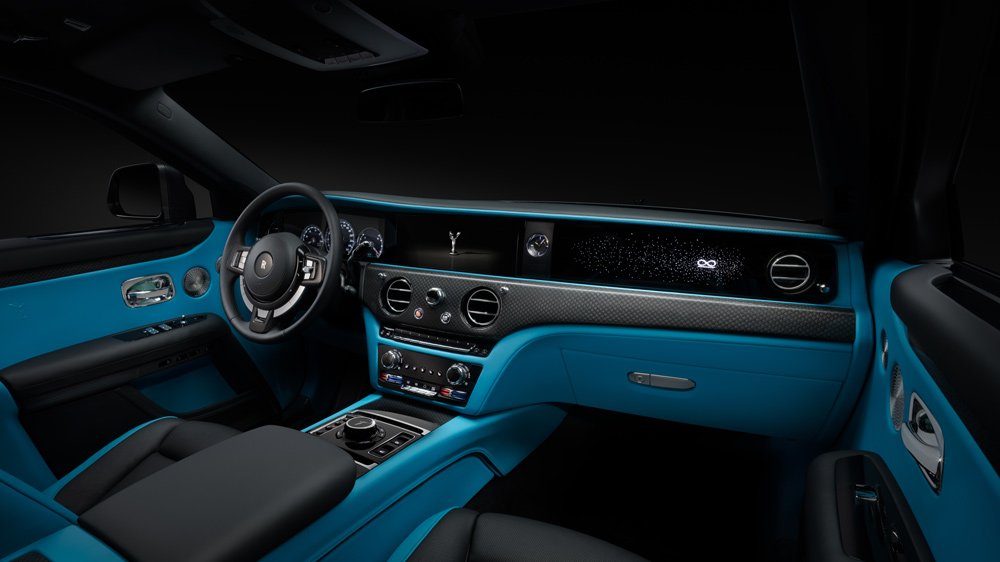 Inside the 2022 Rolls-Royce Black Badge Ghost.