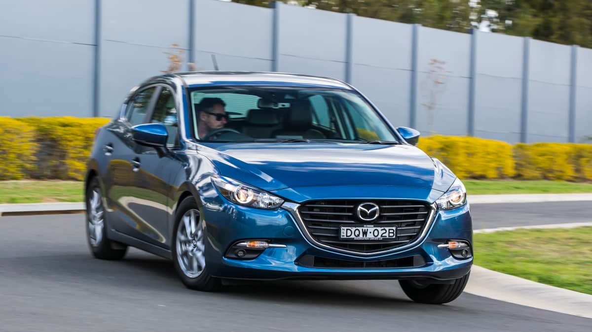Mazda 3 cornering