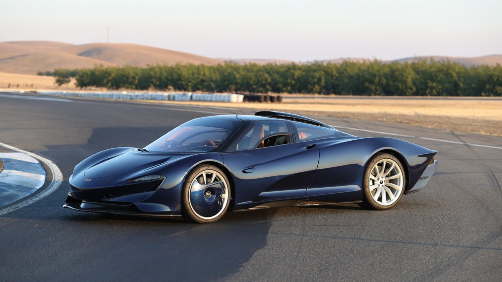 The 1,035 hp McLaren Speedtail hypercar.