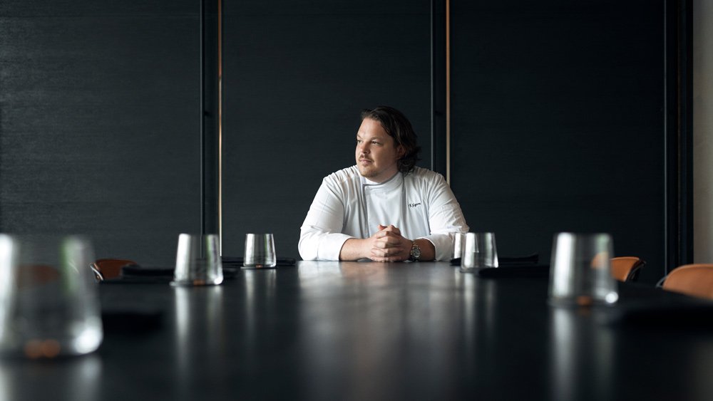 Chef Brad Kilgore at the Concours Club in Opa Locka, Fla.