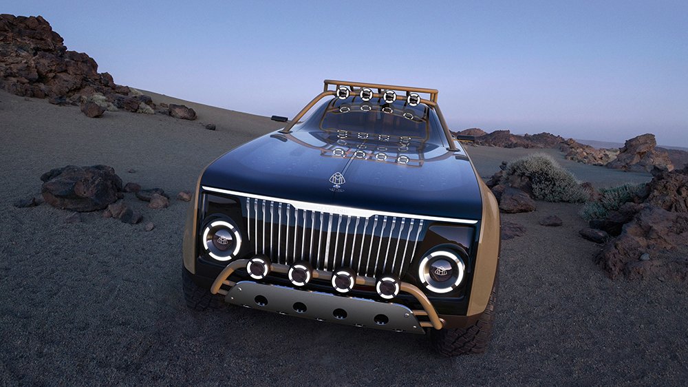 The Virgil Abloh-designed Mercedes-Benz Project Maybach