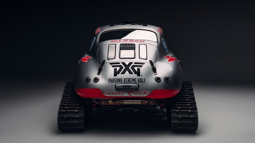 Renee Brinkerhoff's Porsche 356 that's been heavily modified for her Antarctica expedition.