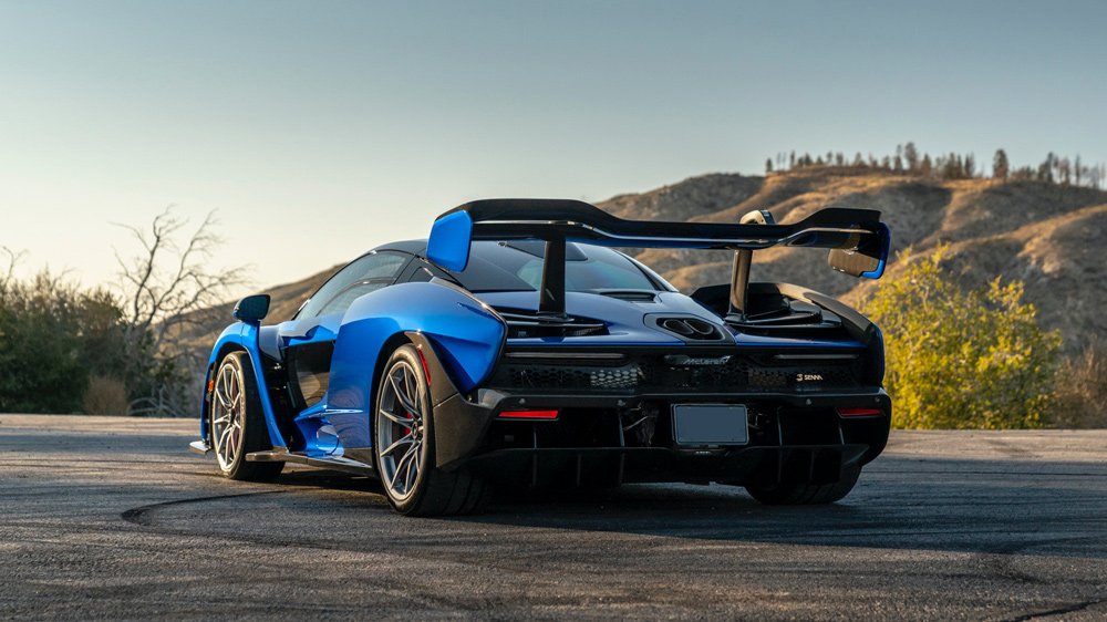 A 2019 McLaren Senna supercar.