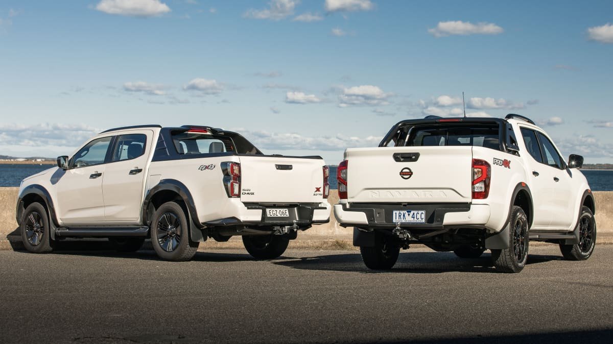 2021 Isuzu D-Max X-Terrain v Nissan Navara Pro-4X comparison-1