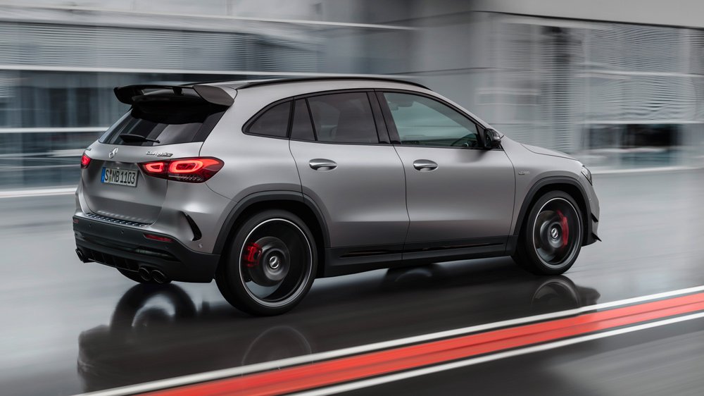 The Mercedes-AMG GLA 45 4MATIC+ sport utility vehicle.
