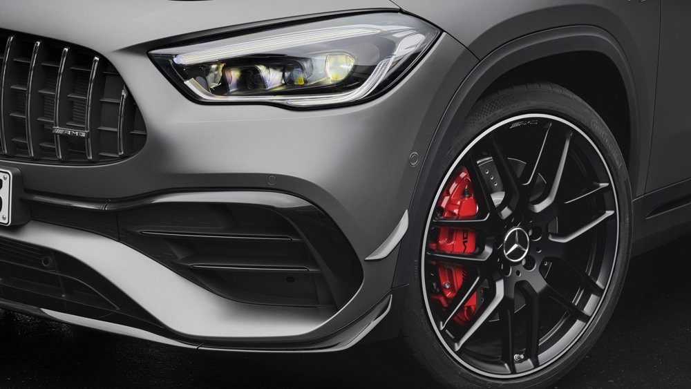 The Mercedes-AMG GLA 45 4MATIC+ sport utility vehicle.