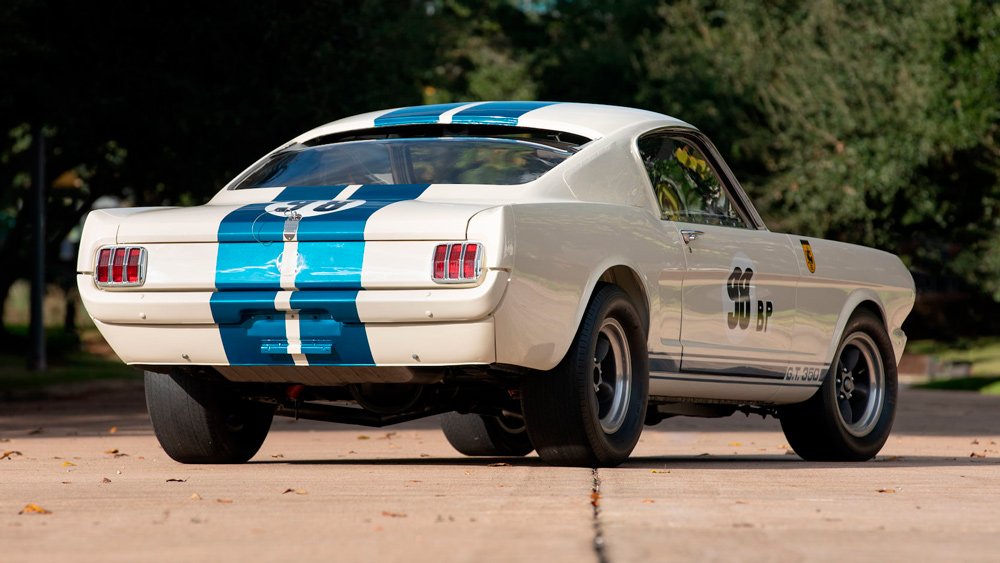 One of two prototypes of the 1965 Shelby GT350R.