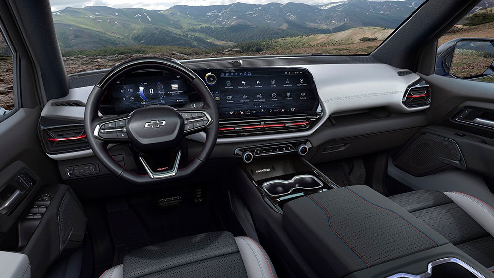 Inside the Silverado EV RST