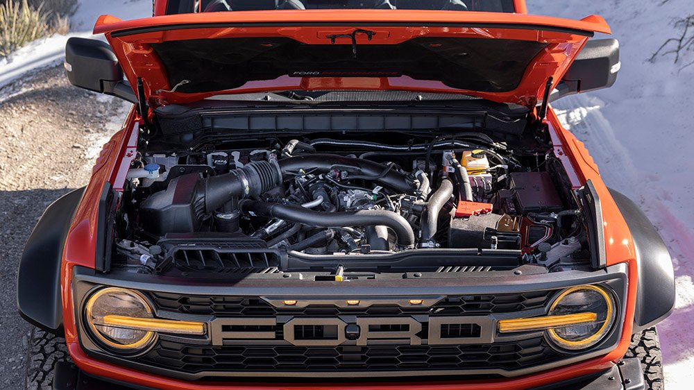 Under the hood of the 2022 Bronco Raptor