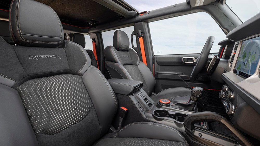 Inside the 2022 Bronco Raptor