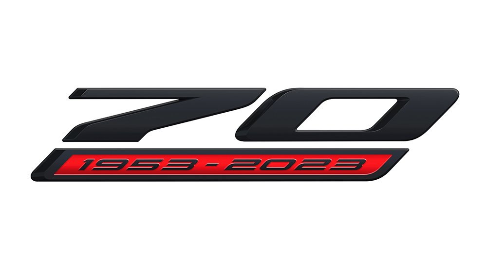2023 Corvette 70th Anniversary Edition exterior badging