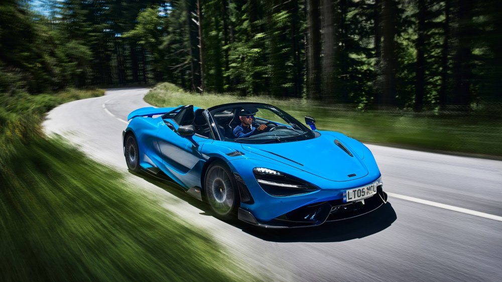 Driving the McLaren 765LT Spider supercar.