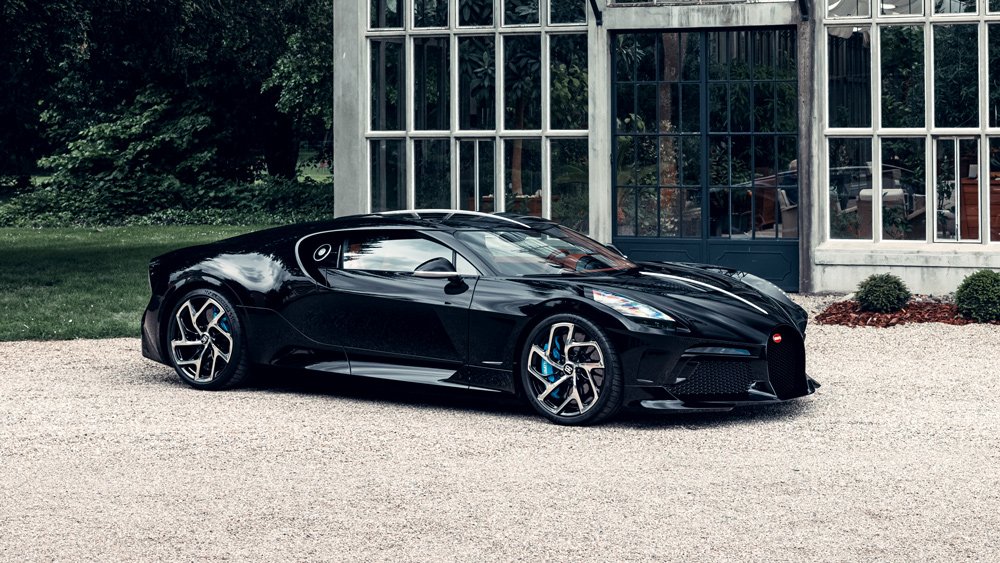 The Bugatti La Voiture Noire hypercar.