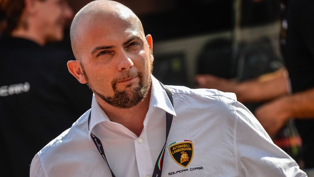 Giorgio Sanna, Lamborghini's head of Motorsport.