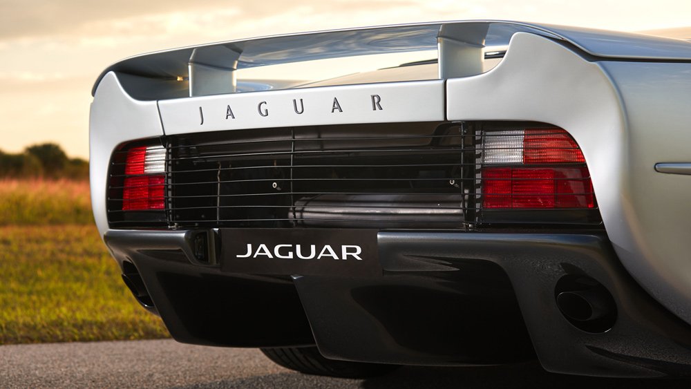 A 1993 Jaguar XJ220 supercar.